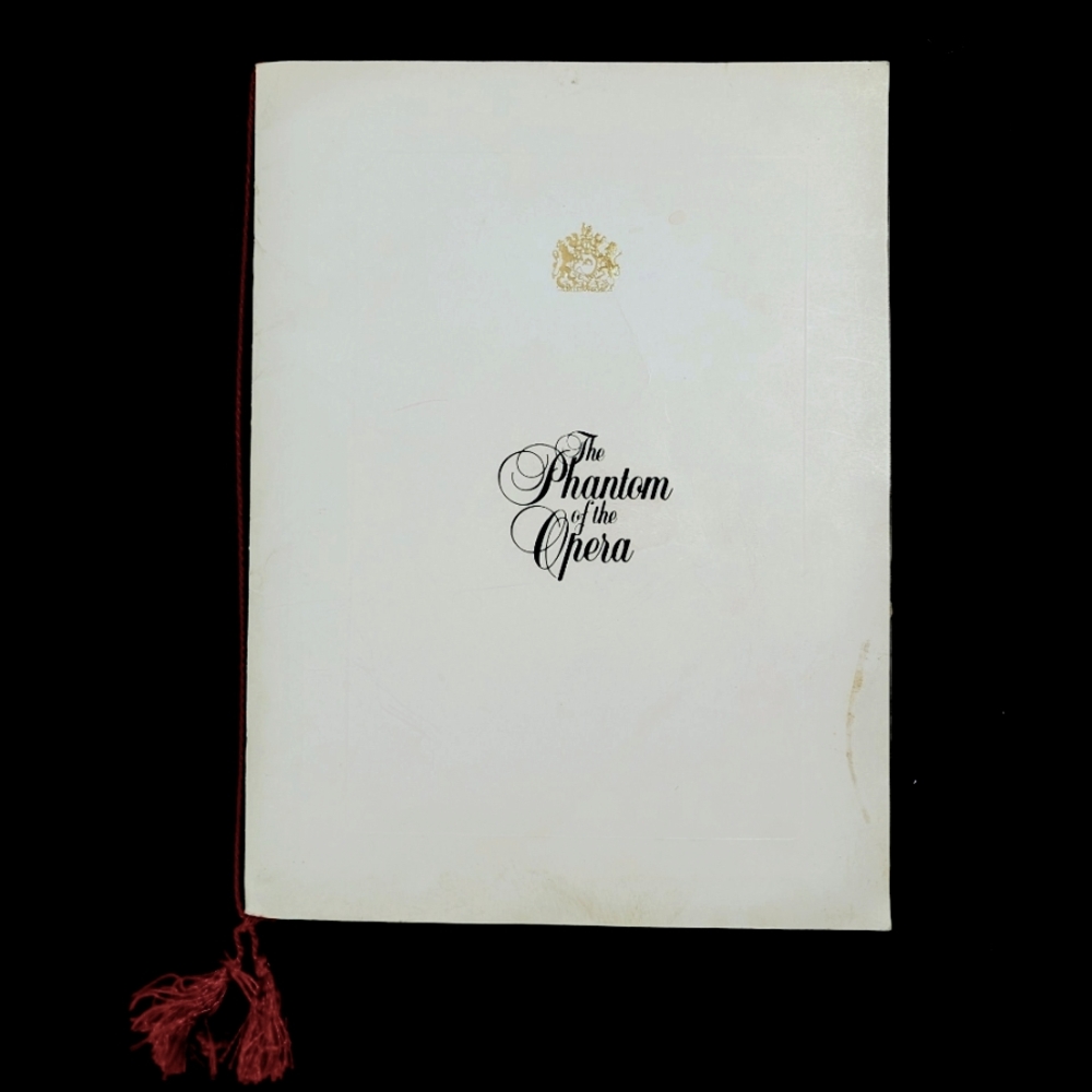 The Phantom of the Opera Souvenir Book 1991 Kennedy Center Washington DC